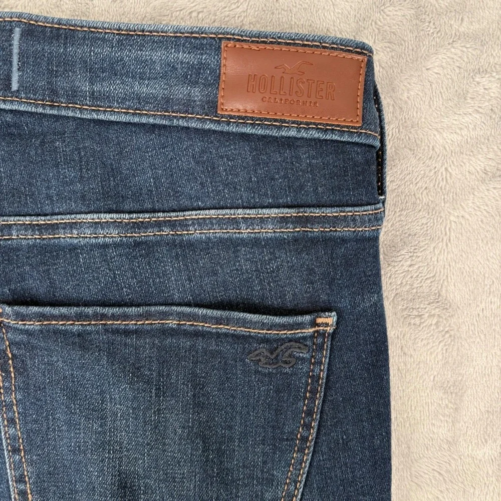 Hollister Jeans Women 9L (Fits 29x29.5) Blue High-Rise Super Skinny Soft Stretch - Picture 9 of 9